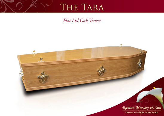 The tara with flat lid and a oak veneer 