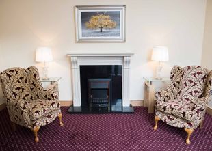 Interior of Ramon Massey & Son's funeral home in Drimnagh
