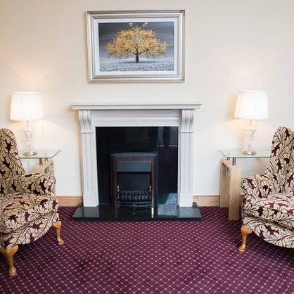 Interior of Ramon Massey & Son's funeral home in Drimnagh
